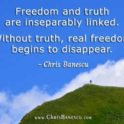Freedom and Truth are Inseparably Linked